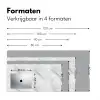 Klassiek - Marmer - Grijs Muismat XXL klein 681 -sfeer5