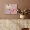 Bloemen - Anthuriums - Geel - Roze PET vilt klein -sfeer4
