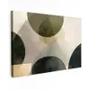 Vlakken - Abstract - Beige - Cirkels canvas 2cm klein -z3d