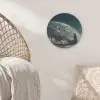 Astronaut - Kat - Glas - Stoel Akoestische PET Vilt - Rond klein -sfeer4