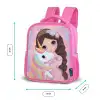 Meisje - Eenhoorn - Glitter Kinderrugzak - Roze middel -productfoto_formaten