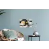 Abstract - Goud - Zilver - Vormen - Aesthetic - Modern Muursticker klein -plant