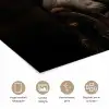 Ijsbeer - Hoed - Bril - Stoel poster papier klein -closeup_NL