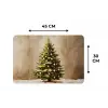 Kerst - Sfeer - Groen Placemat vinyl groot -specs