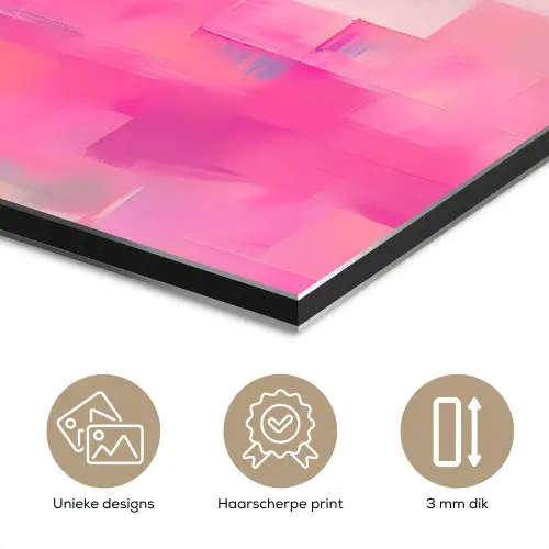 Discobal - Pink - Verf aluminium wit klein -closeup_NL
