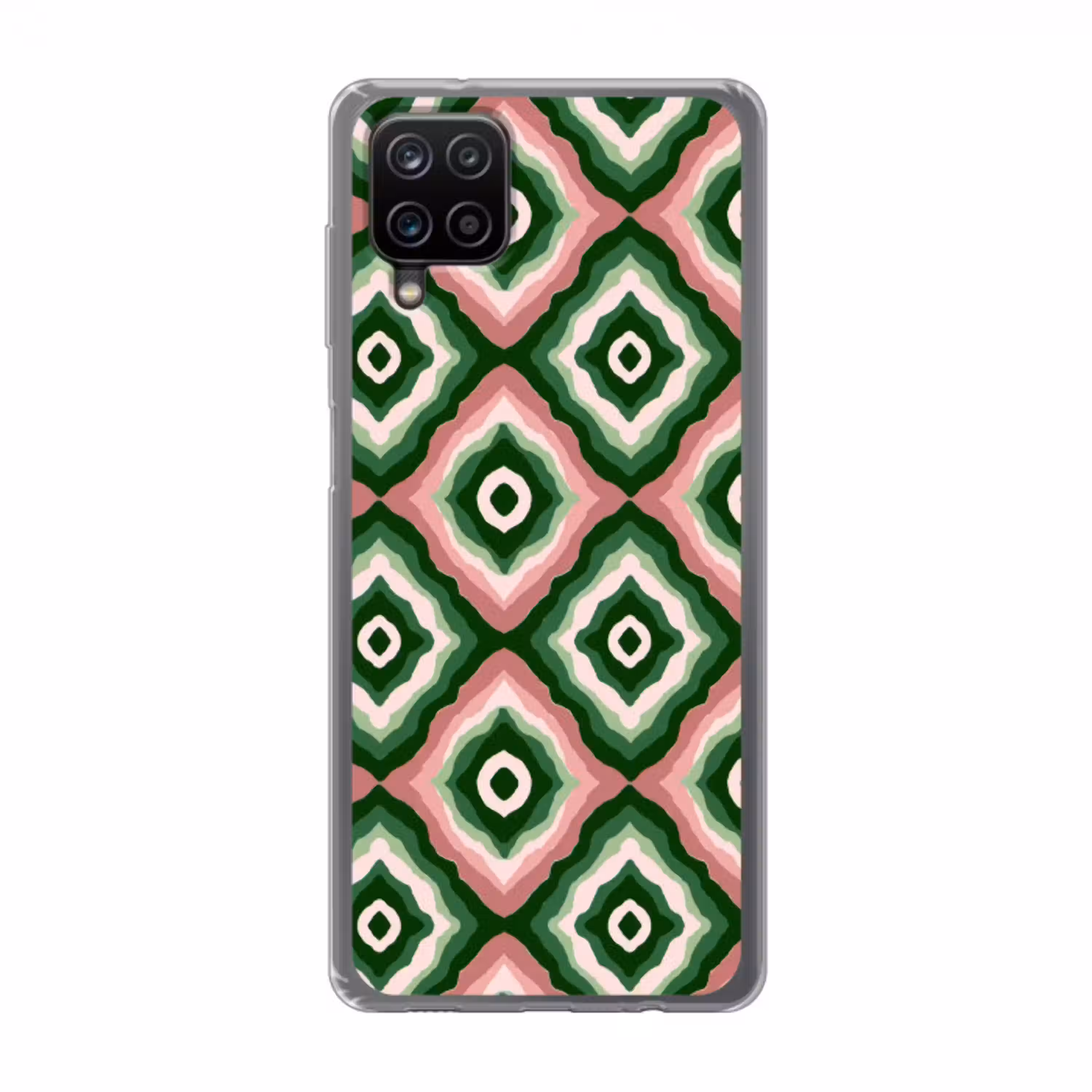 Ontwerp - Organisch - Kleurrijk Telefoonhoesje Samsung Galaxy A12 klein 372 -3d