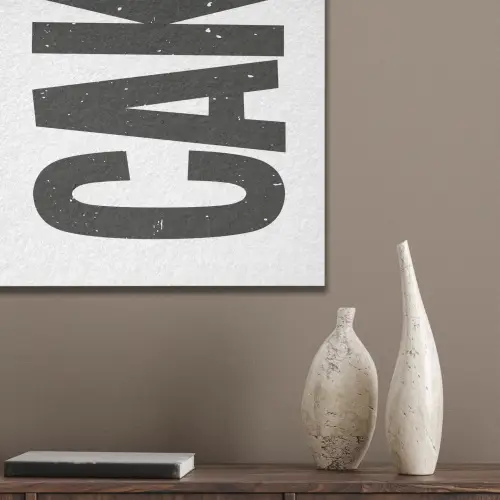 Zwart - Cake - Eten - Decoratie PET vilt klein -sfeer6_closeup