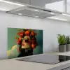 Vrouw - Granaatappel - Herfst - Zonnebril keuken achterwand spatscherm klein -3d_schuin