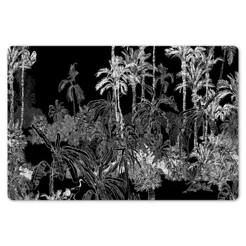 Jungle - Bomen - Bladeren - Tropical Placemat vinyl groot -zzsfeer1_Kitchenyeah-website
