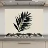 Palmblad - Subtiel - Groen - beige keuken achterwand spatscherm klein -3d_website