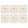 Terrazzo -  Patroon - Wit - Urban onderzetter kurk middel 366 -3d