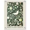 Groen - Vogel  - Bloemen tuinposter los doek klein -3d