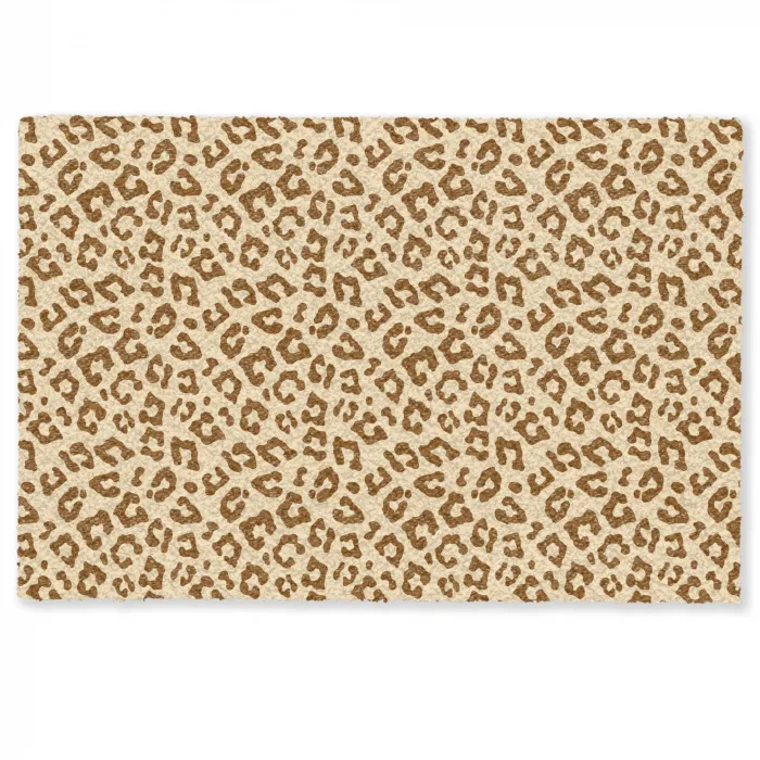 Luipaard - Bruin - Patroon Deurmat klein 898 -zkaufland3d