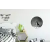 Bengaal - Kat - Tafelkleed - Zwart - Wit - Dier Wandcirkel aluminium klein -kinderkamer