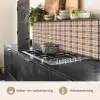Plaid - Patroon - Beige - Zwart keuken achterwand 2 middel 871 -usp_NL