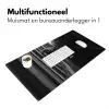 Wijnfles - Glas - Handen - Raam Muismat XXL klein -sfeer4