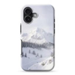 Berg - Sneeuw - Winter - Natuur - Wit Toughcase MagSafe Apple iPhone 17 klein -3d