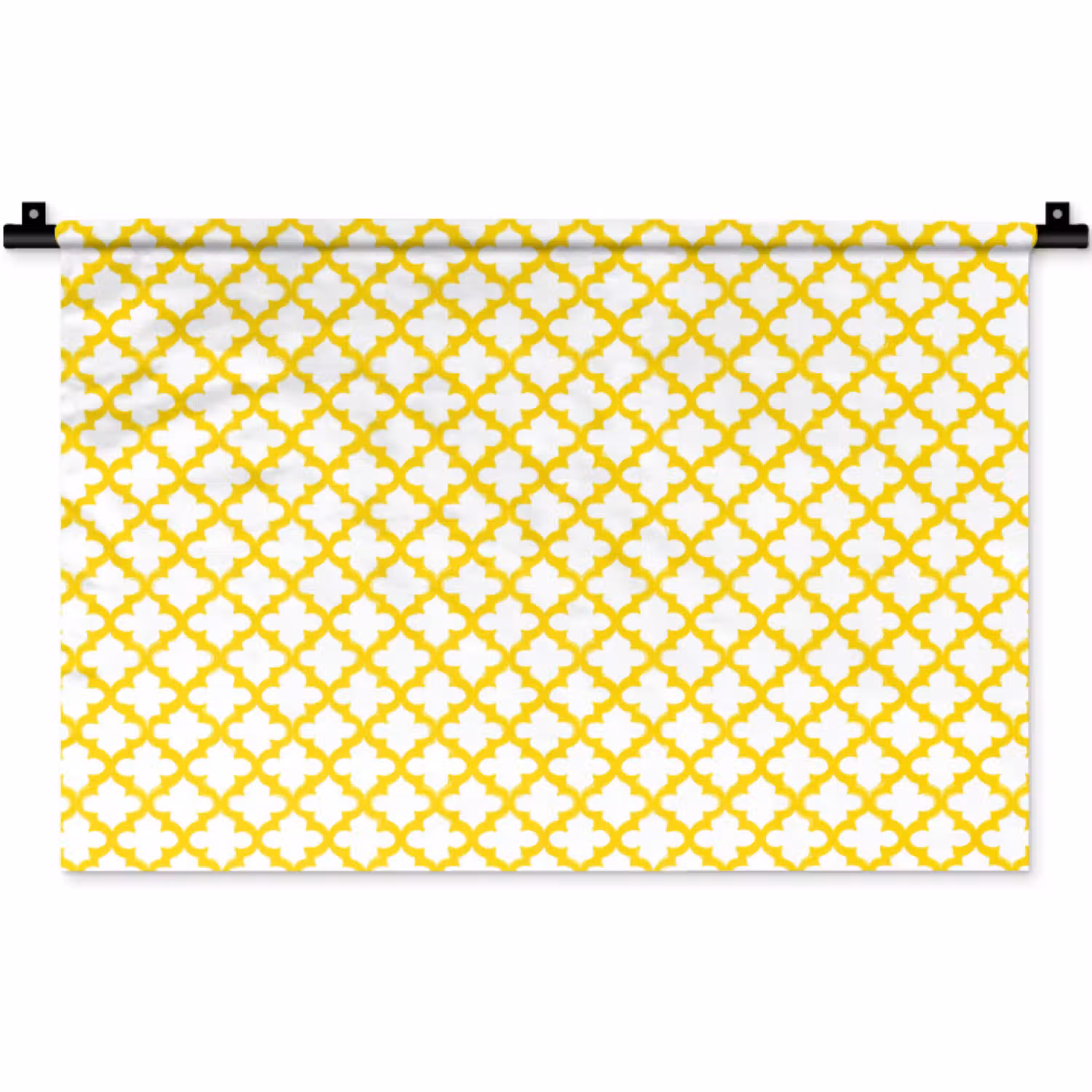 Patroon - Geometrisch - Klassiek - Geel Wandkleed katoen klein 269 -zz3d