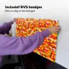 Abstract - Verf - Rood Inductie beschemer met haakjes klein 777 -ky-ophangen-nl