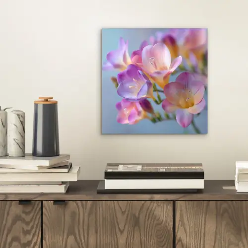 Bloemen - Paars - Overloop - Meeldraden aluminium wit klein -sfeer1