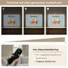 Vos - Vliegtuig - Blauw Light Box met batterij (Wandlamp kind) middel -USP_dimbaarNL