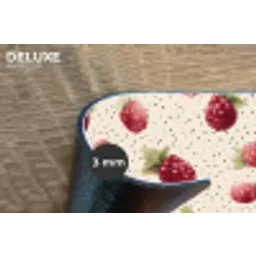 Framboos - Stippen - Rood Placemat vinyl groot 368 -closeup