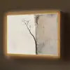 Wabi sabi - Plant - Beige Light Box met batterij (Wandlamp) middel -z3d_website