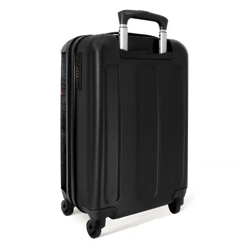 Graffiti voetbal met felle kleuren NBS - Handbagage koffer - Unisex middel -achterkant
