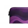 Lijnen - Golven - Paars - Abstract laptophoes neopreen klein -detail