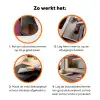 Vormen - Abstract - Kleuren - Vierkant Inductie beschermer vinyl 3mm klein -zzzzzzz-td-werking
