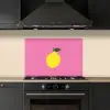 Citroen - Geel - Fris keuken achterwand spatscherm klein -sfeer1
