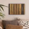 Hout - Planken - Natuurtinten canvas 2cm klein -sfeer1