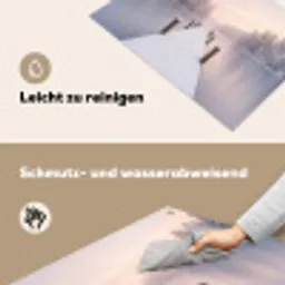 Steiger - Meer - Mist - Winter - Serene Inductie beschemer met haakjes klein -ky-schoon-de
