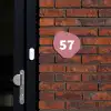 Oudroze - Traditioneel Naambord Organisch middel -sfeer1