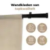 Beer - Donkerbruin - Minimalistisch Wandkleed katoen klein -sfeer2
