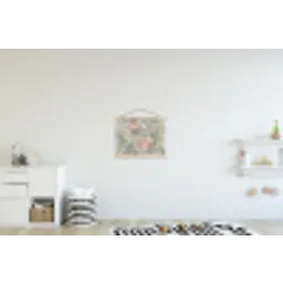 Elegant - Romantiek - Roze textielposter latten blank klein -kinderkamer