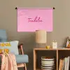 Toedeloe - Roze - Minimalistisch Wandkleed katoen klein -wsfeer4_kind