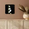 Lelietjes van dalen - Bloemen - Zwart - Flora plexiglas 5mm klein -sfeer5