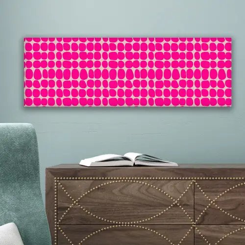 Stippen - Patroon - Roze canvas 2cm klein 828 -sfeer4