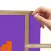 See the good - Oranje - Paars - Smiley Light Box met batterij (Wandlamp) middel -USP_websiteprintNL