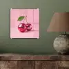 Disco - Kersen - Roze plexiglas 5mm klein -sfeer3