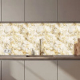 Warm - Gouden - Marmer - Patroon keuken achterwand 2 middel 871 zz_3dshopping