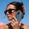 Palmboom patroon - Blauw - Beige - Zomer Toughcase MagSafe Apple iPhone 17 klein -Sfeer2V