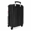 Flamingo feestje NBS - Handbagage koffer - Kinderen Unisex middel -achterkant
