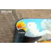Schaap - Weide - Bloemen Placemat vinyl groot -closeup
