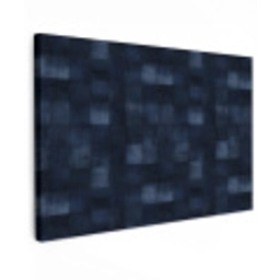 Patroon - Ruit - Marineblauw canvas 2cm klein 34 -z3d