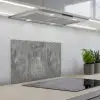 Roest - Beton - Patroon keuken achterwand spatscherm klein 900 -3d_schuin