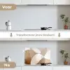 Ovale vormen - Transparant - Zachte overgang keuken achterwand spatscherm klein -voor_na_NL