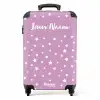Sterrenstof NBS - Handbagage koffer - Kinderen Unisex middel -productfoto_recht