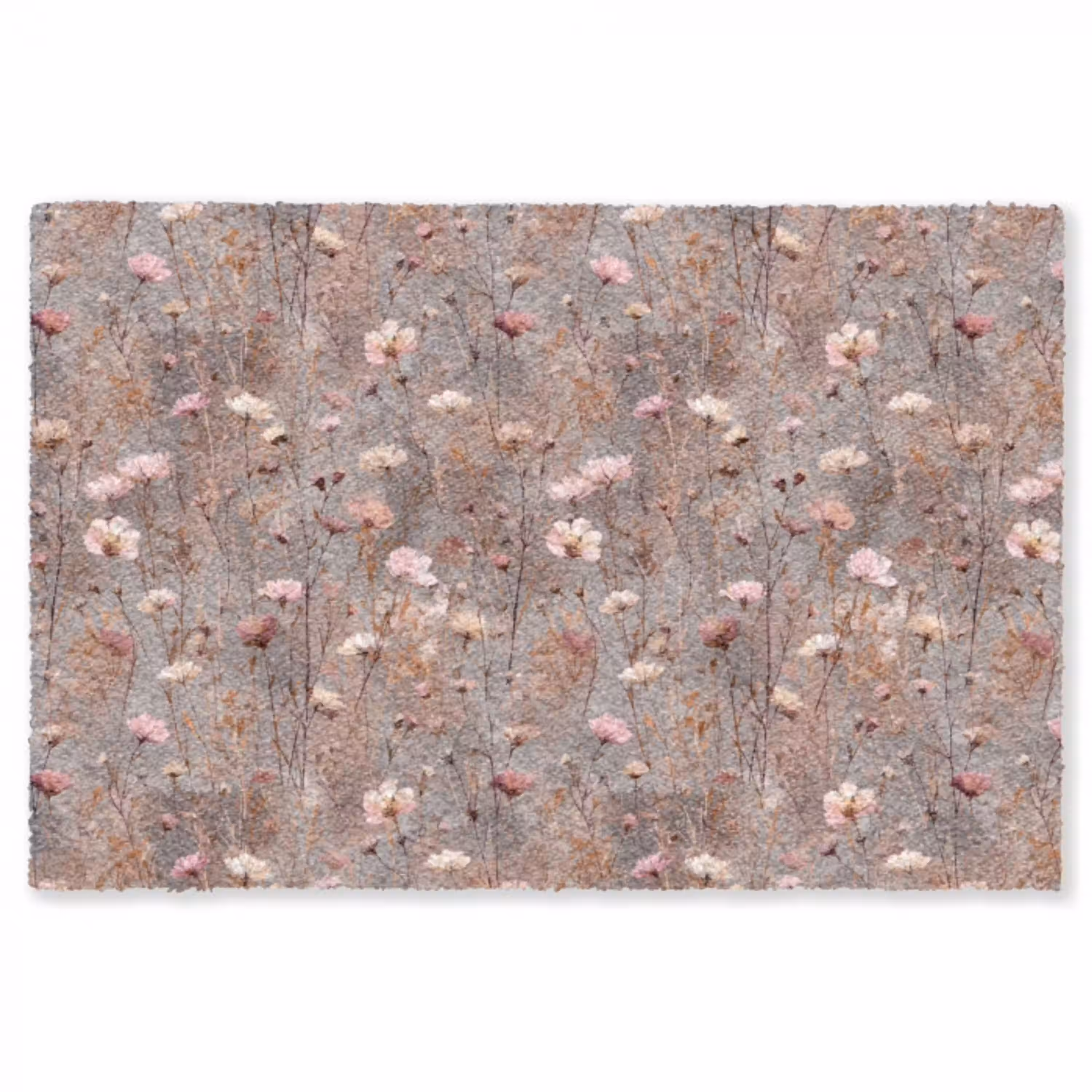 Bloemen - Wild - Pastel Vloerkleed Rechthoek klein 1091 -3d